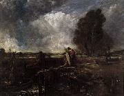John Constable A Boat at the Sluice Germany oil painting artist